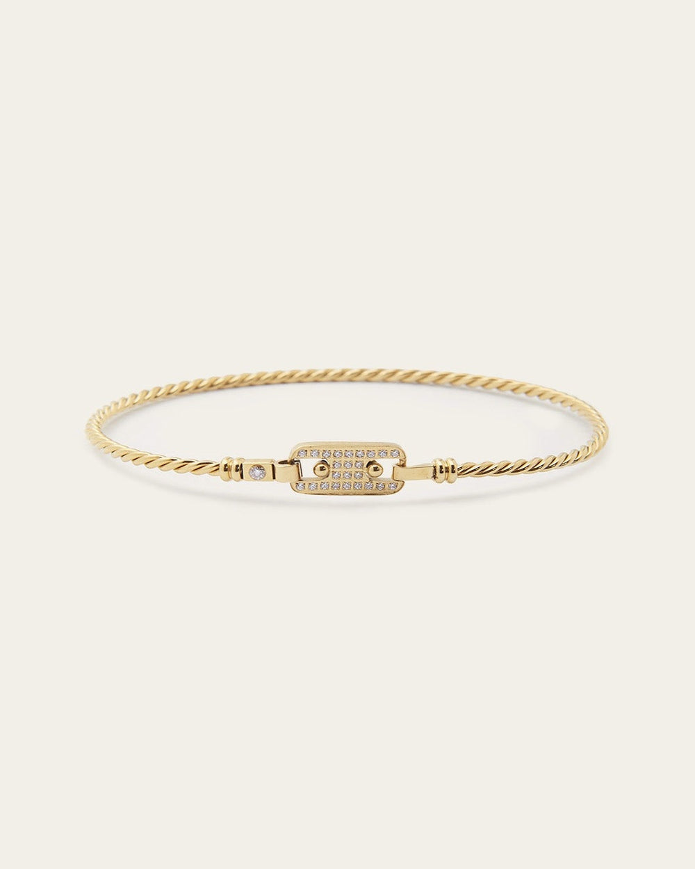 Bracelet Jonc Adria (Acier doré)