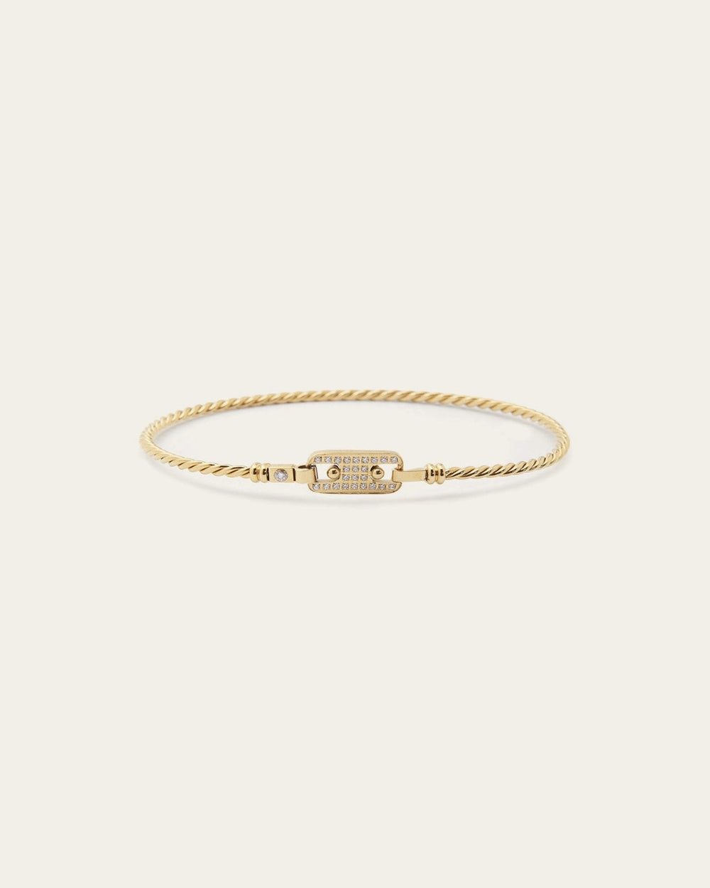 Bracelet Jonc Adria (Acier doré)