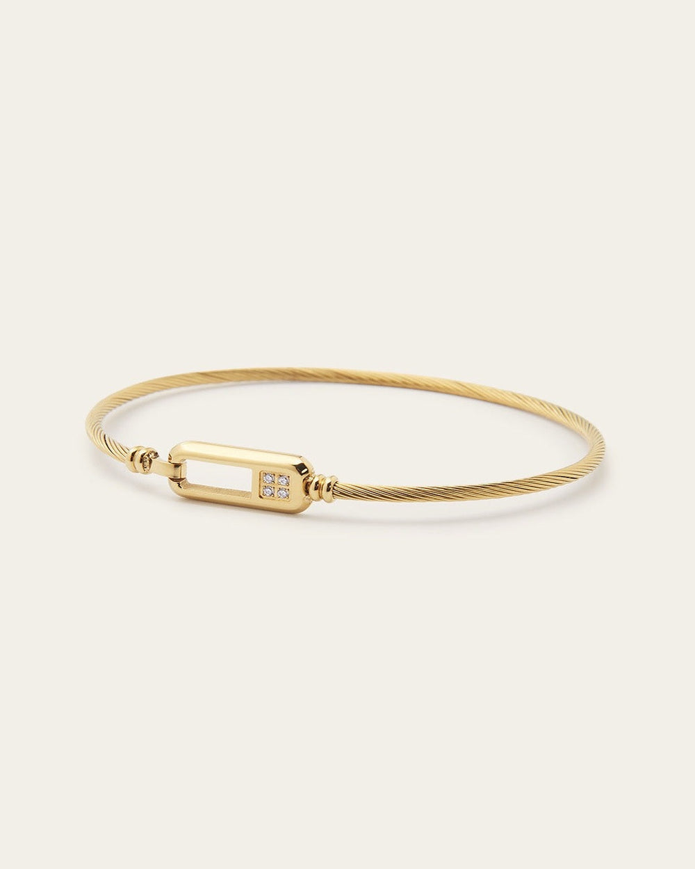 Bracelet Jonc Miranda (Acier doré)