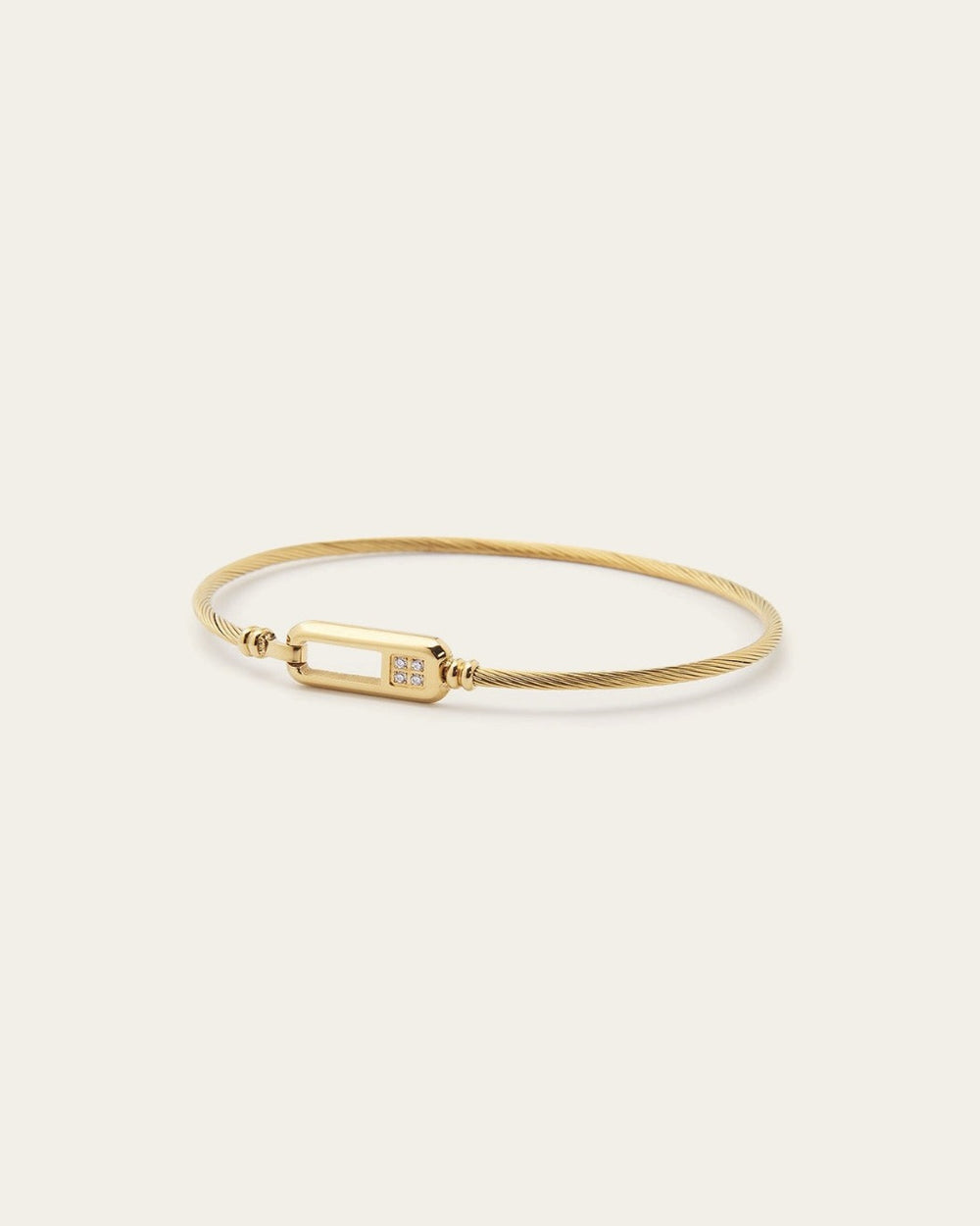Bracelet Jonc Miranda (Acier doré)