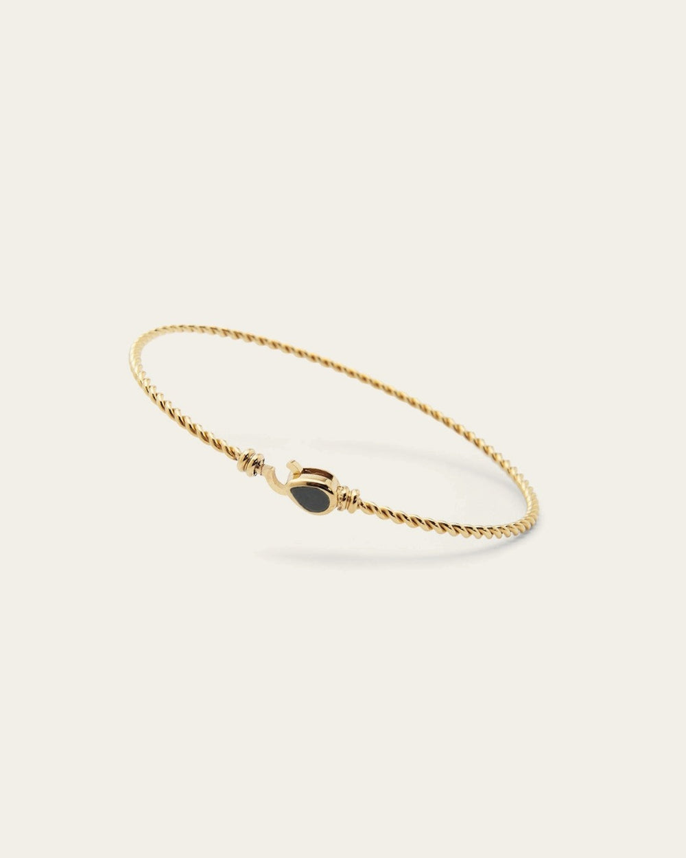 Ranya Wedding band bracelet (Gold-plated steel)