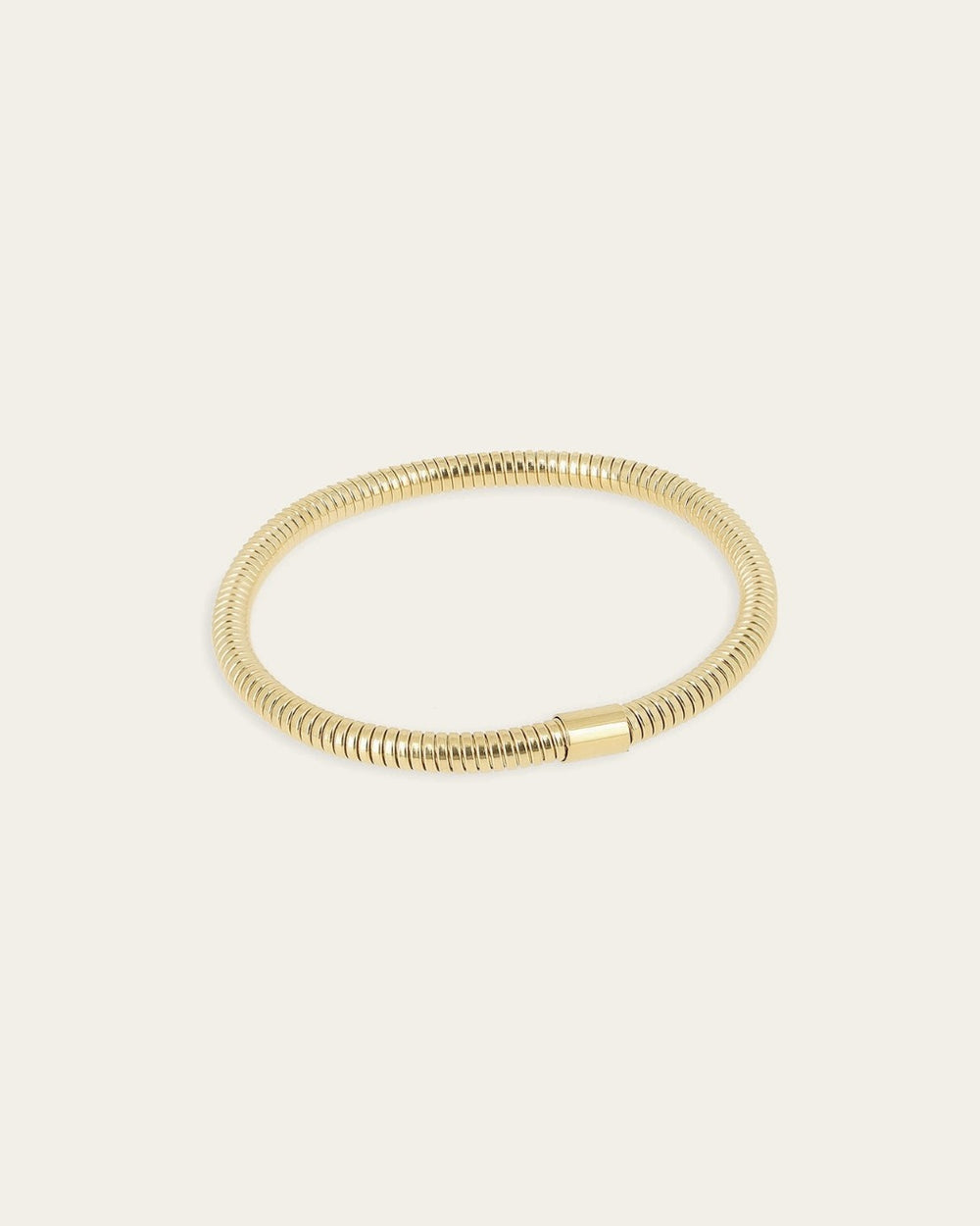Nadège Bangle Bracelet (Gold plated steel)