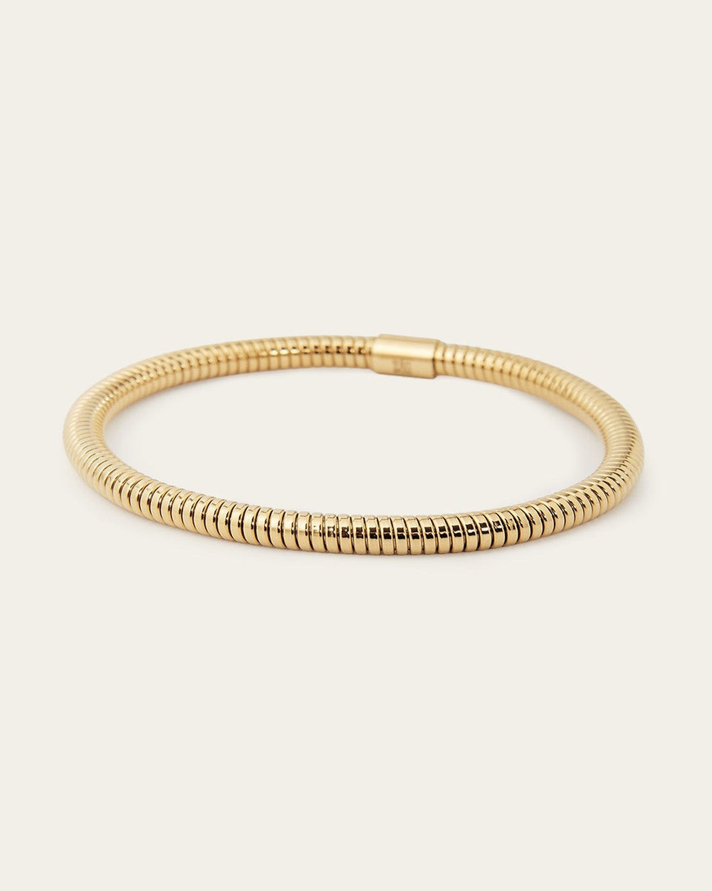 Bracelet Jonc Opale (Acier doré)