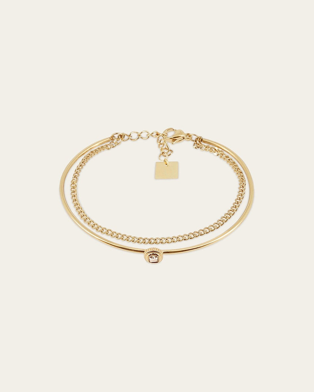 Bracelet Jonc Belenos (Acier doré)