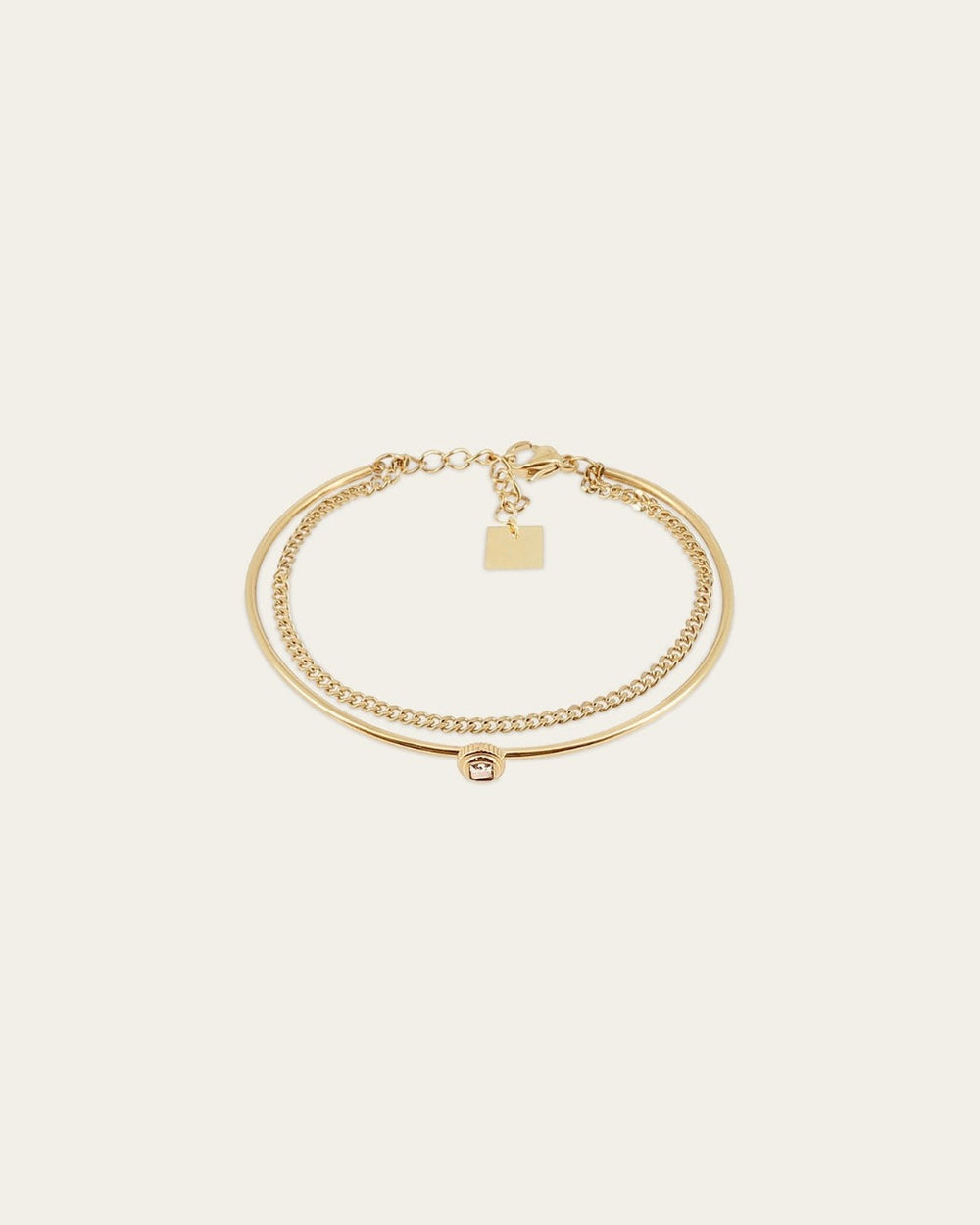 Bracelet Jonc Belenos (Acier doré)