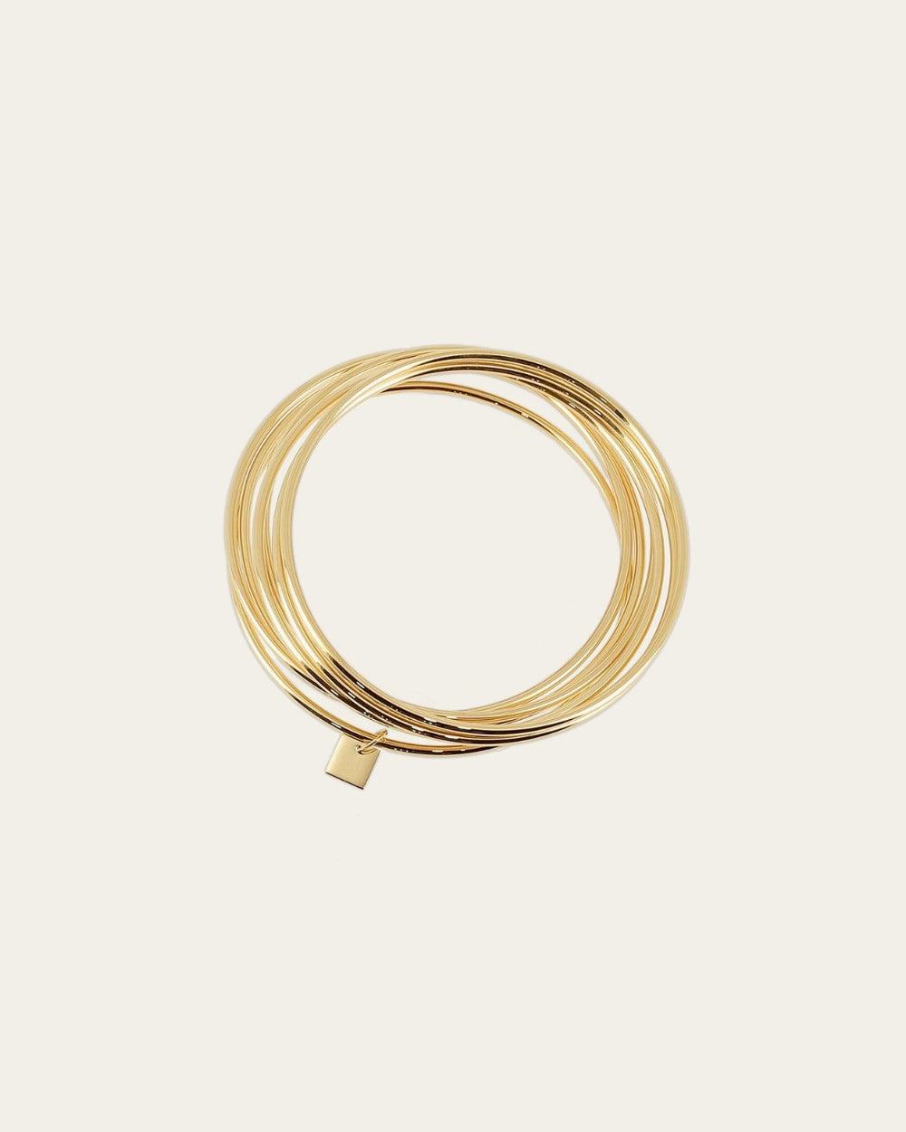 Theon bangle Bracelet (Gold-plated steel)