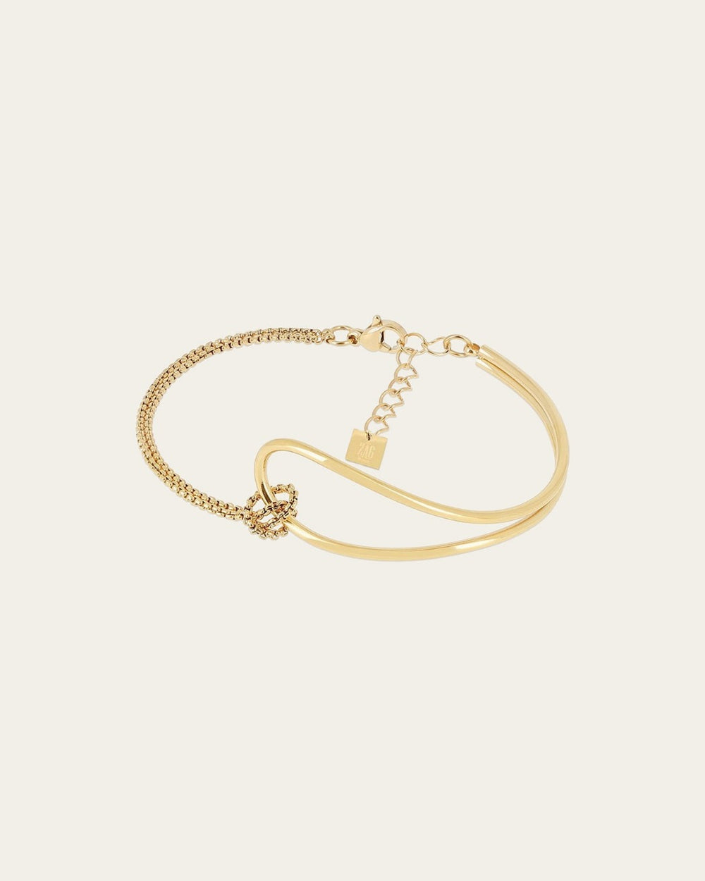 Bracelet Jonc Hibari (Acier doré)