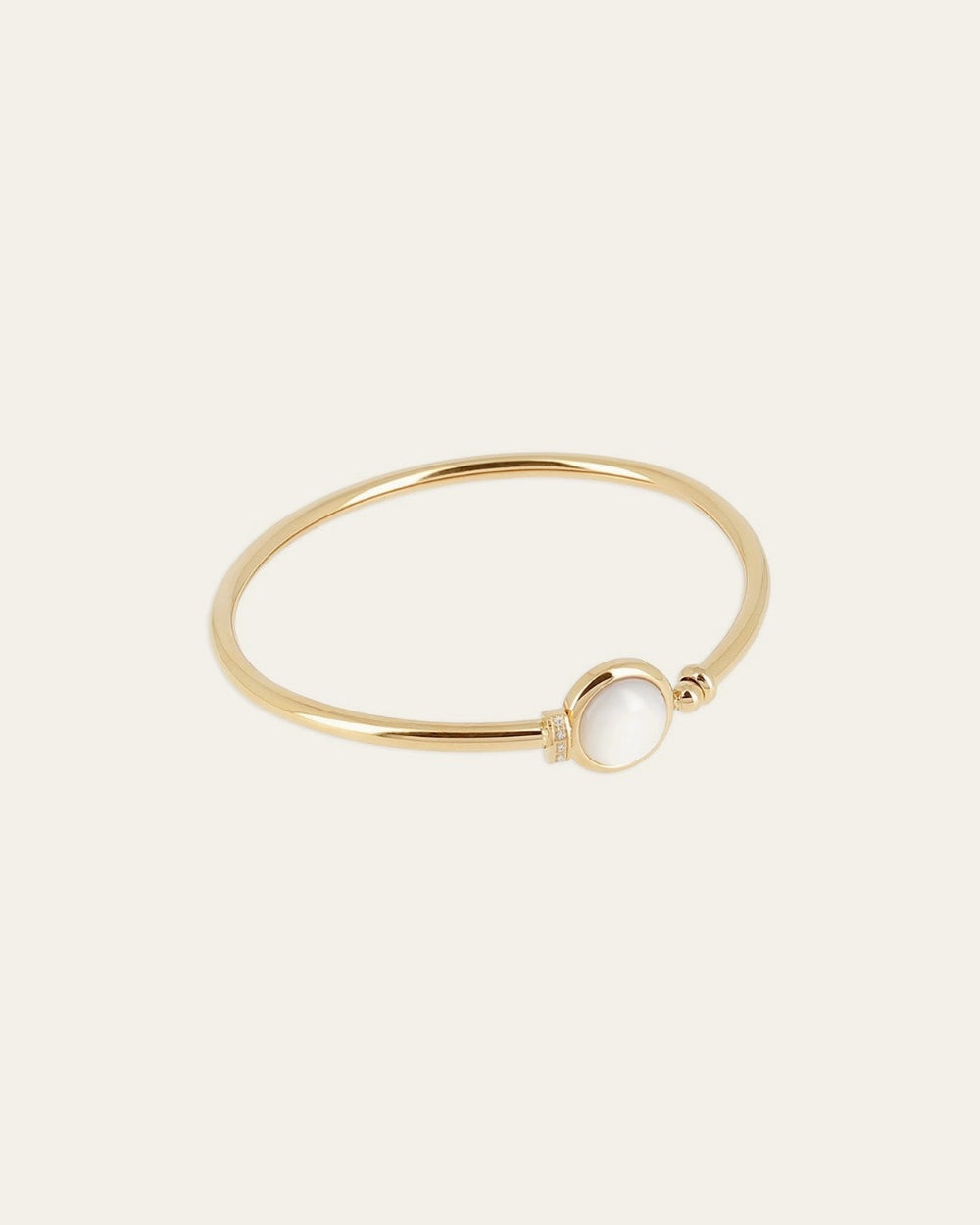 Bracelet Jonc Neri (Acier doré)