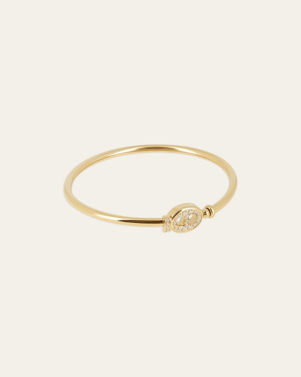 Bracelet Jonc Donatella (Acier doré)