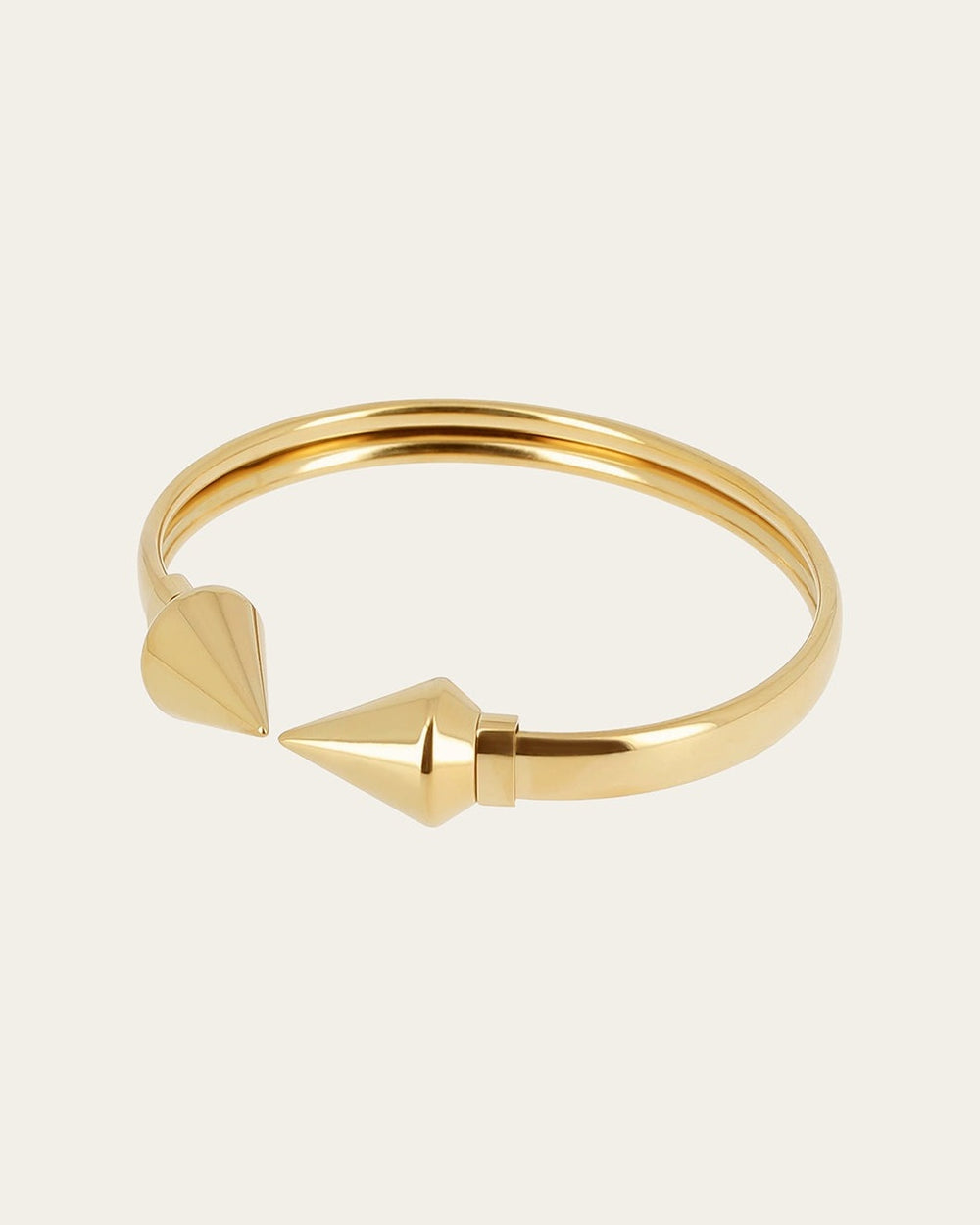 Bracelet Jonc Koch (Acier doré)