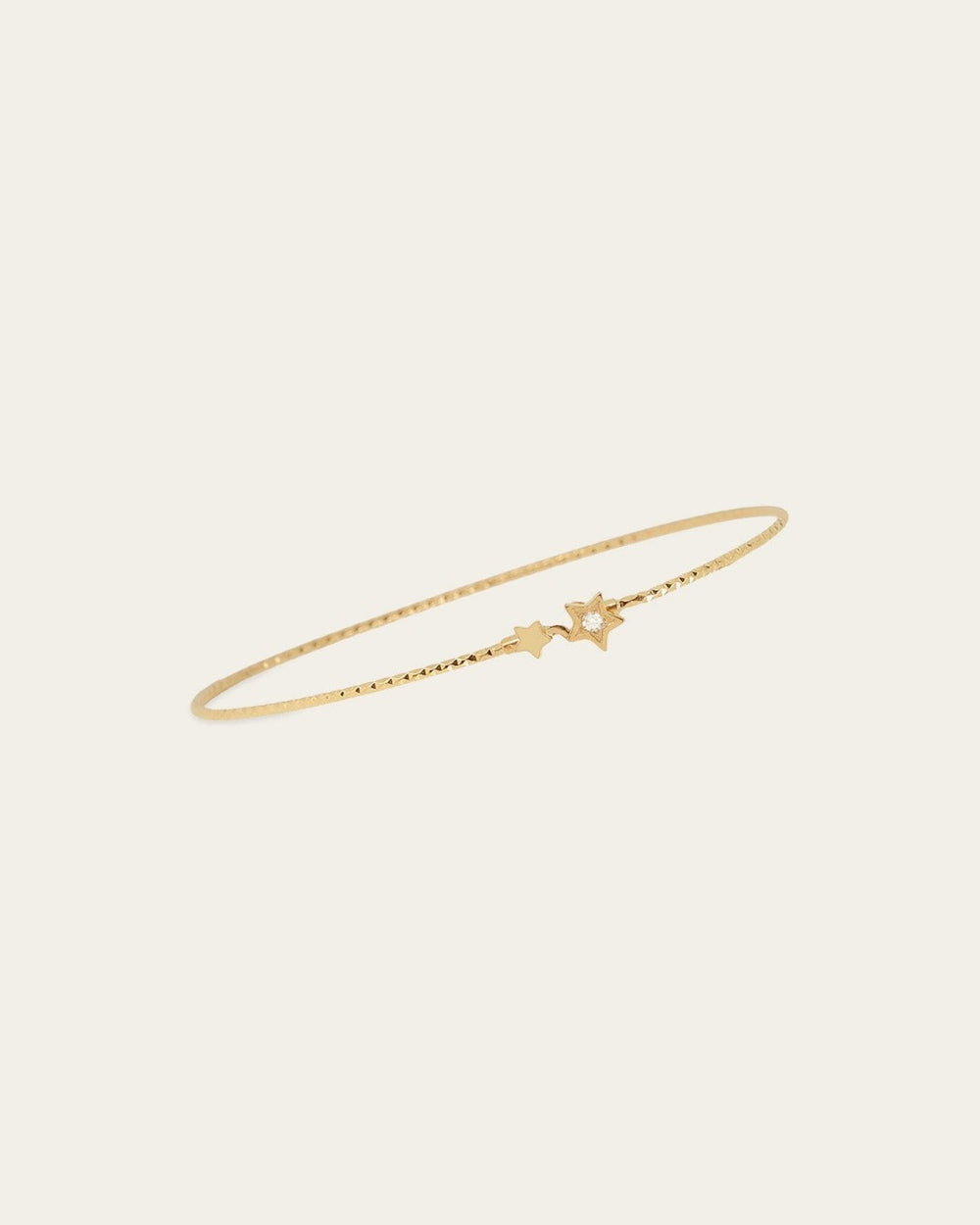 Bracelet Jonc Aéris (Acier doré)