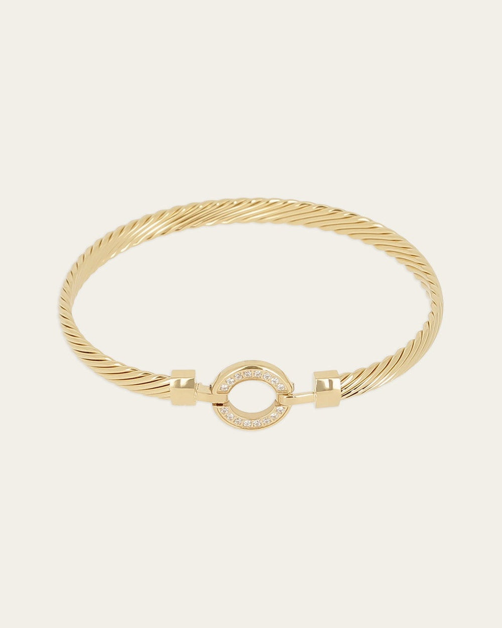 Bracelet Jonc Invalis (Acier doré)