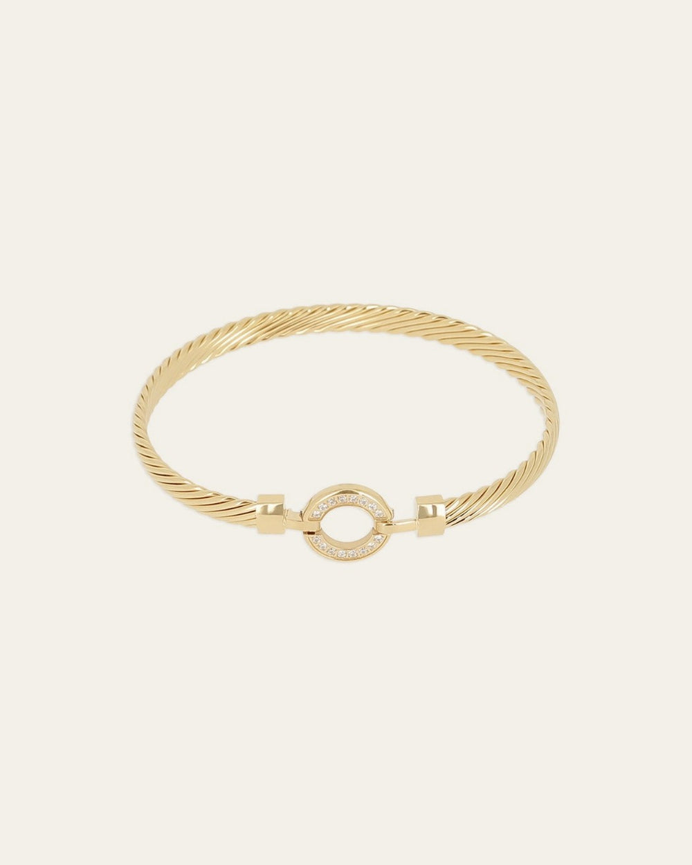 Invalis Bangle (Gold-plated steel)
