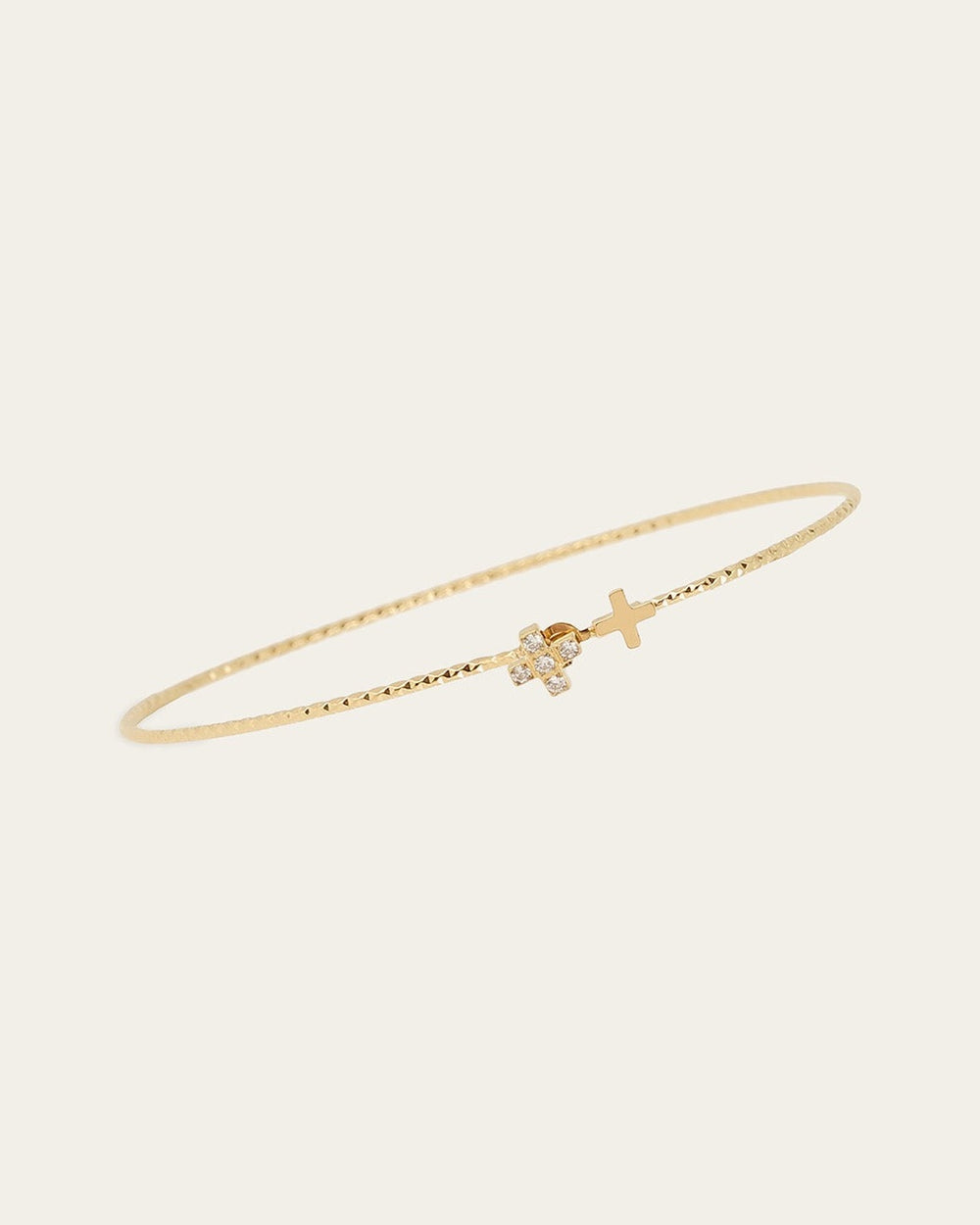 Bracelet Jonc Aswa (Acier doré)