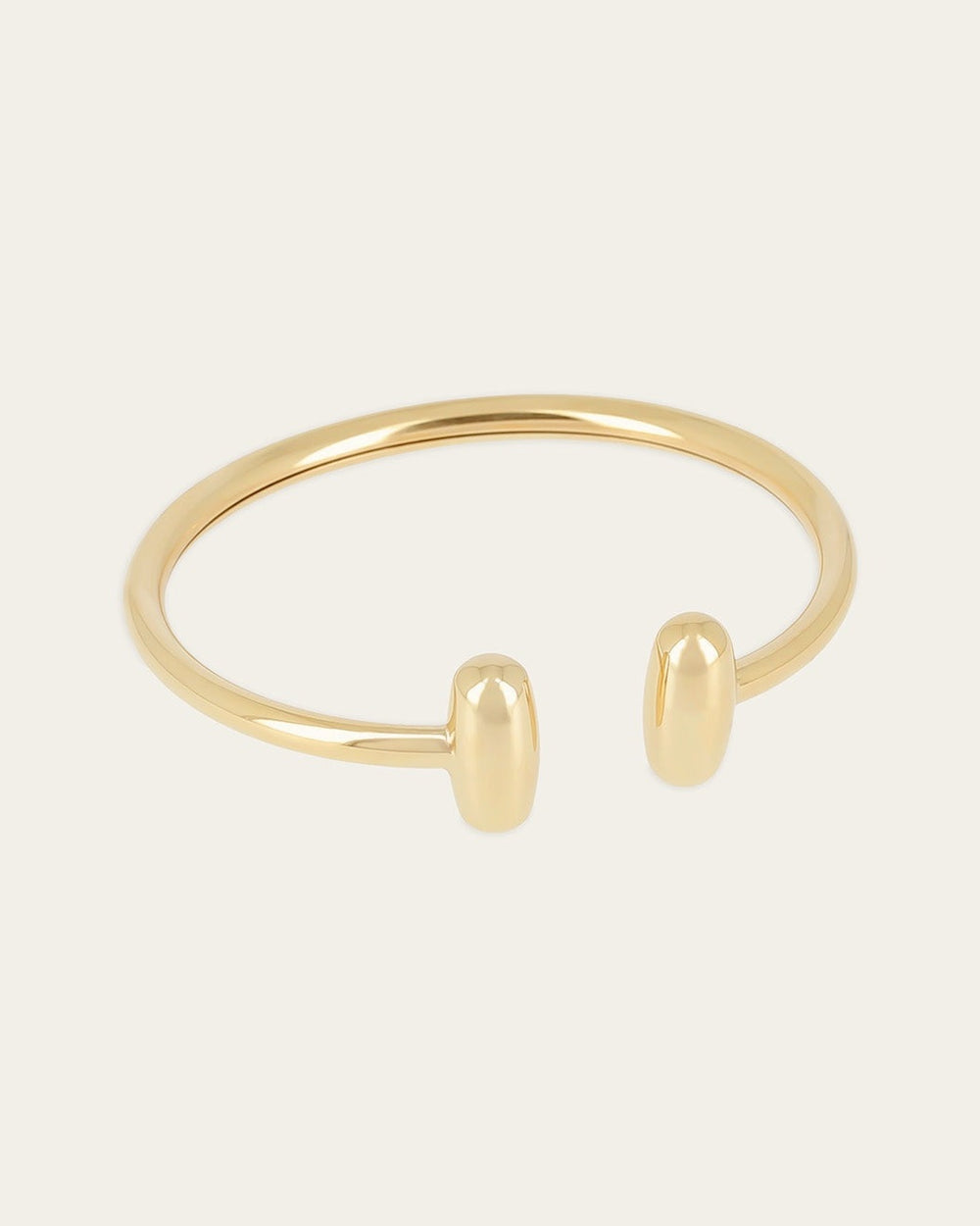 Bracelet Jonc Caspian (Acier doré)
