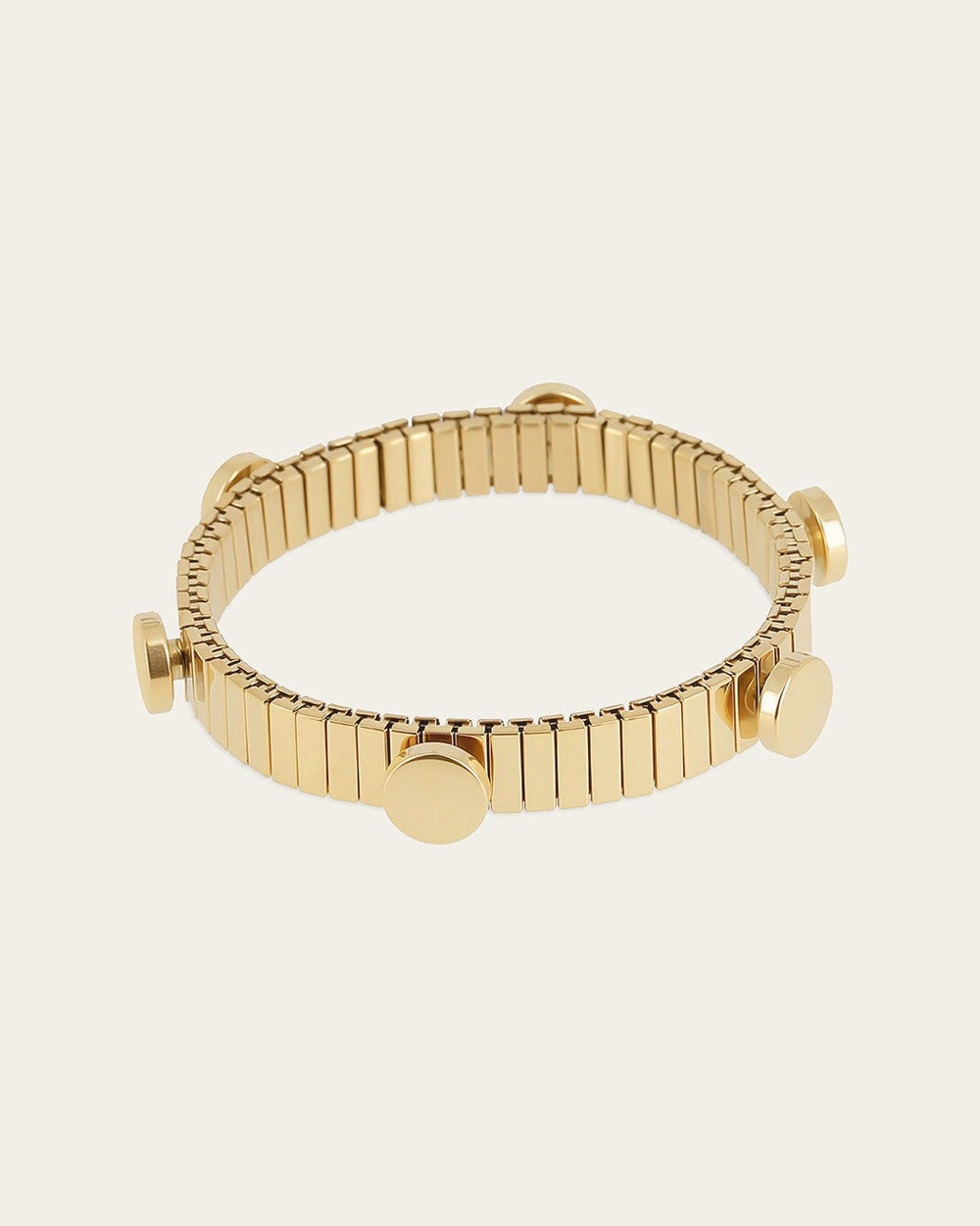 Bracelet Jonc Ifana (Acier doré)