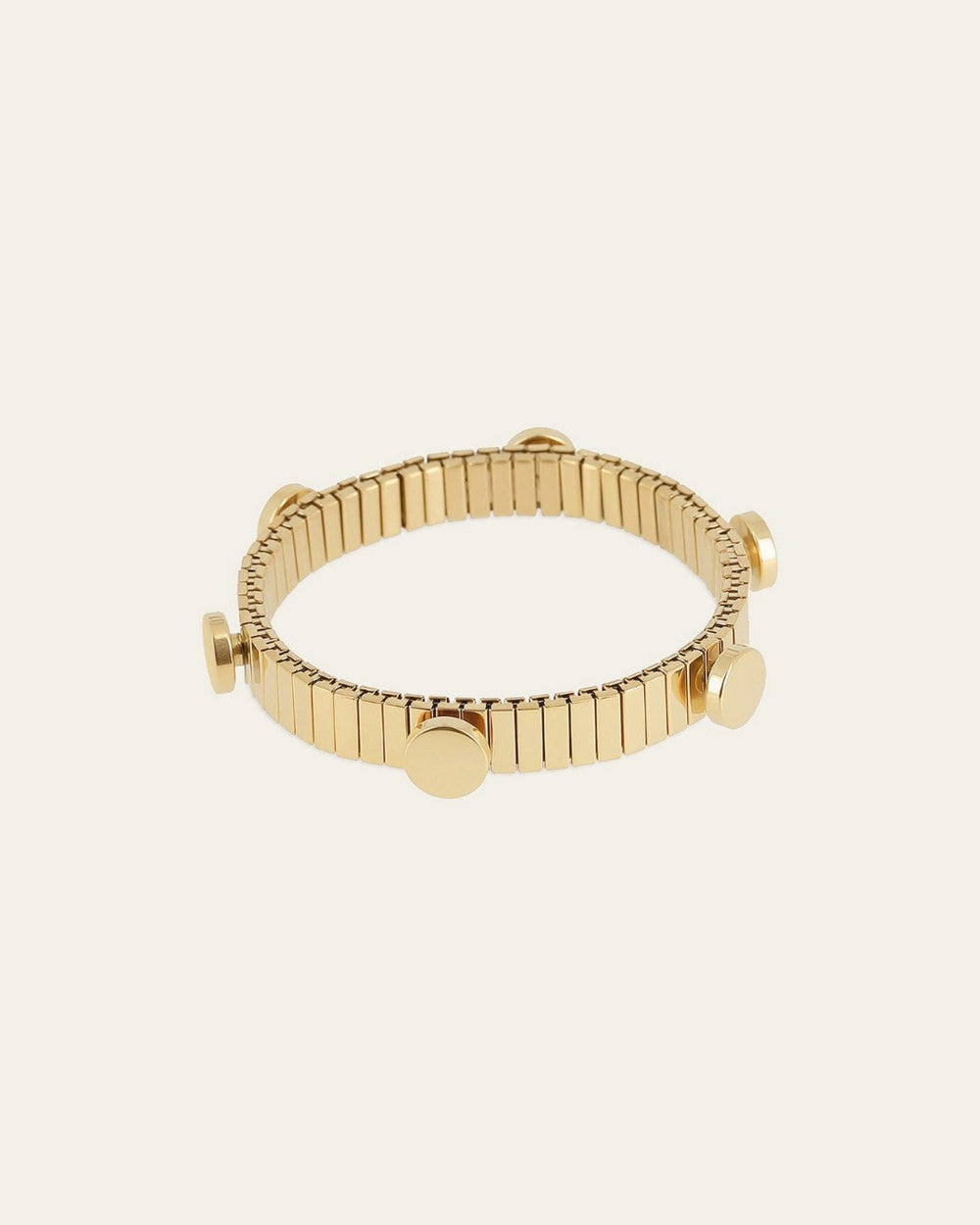Bracelet Jonc Ifana (Acier doré)