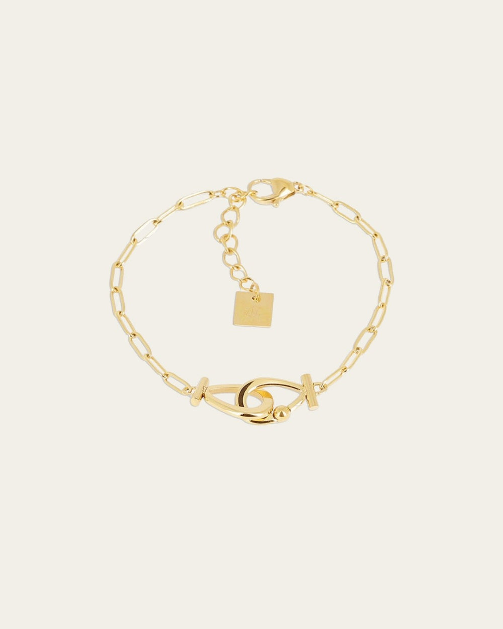 Bracelet Paulette (Acier doré)
