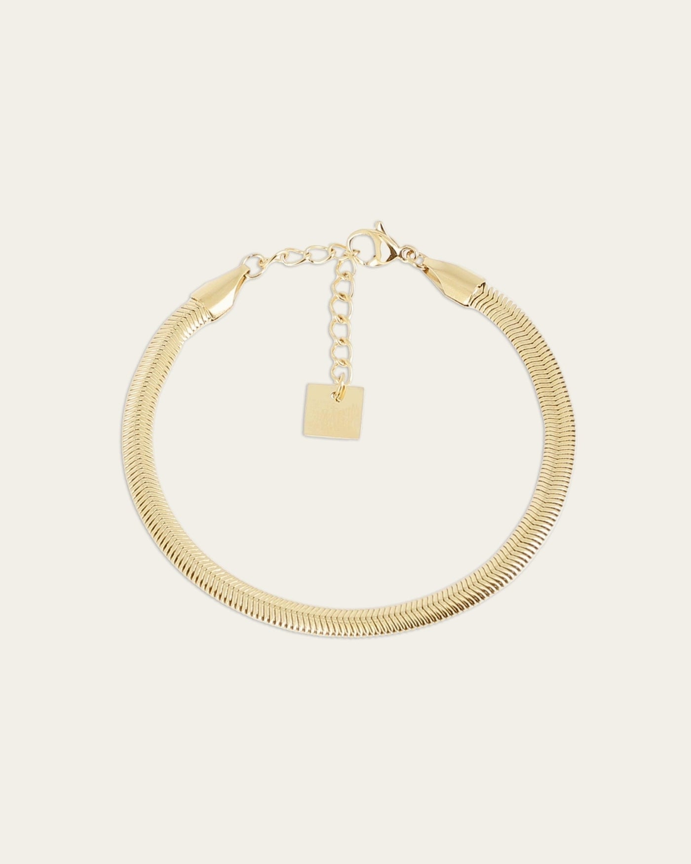 Bracelet Anubis (Acier doré)