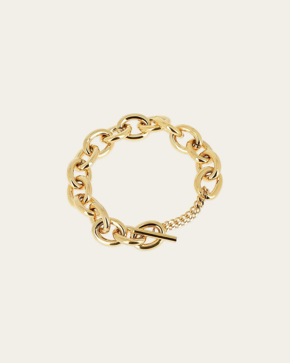 Bracelet Ecume (Acier doré)
