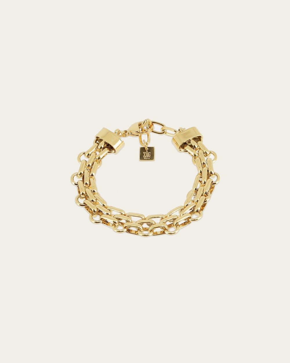 Bracelet Thésée (Acier doré)