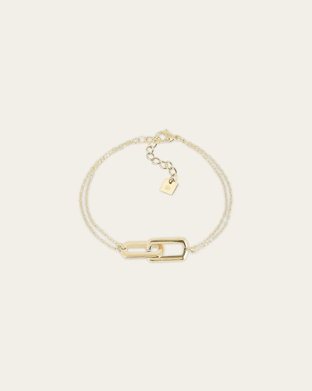 Bracelet Gamma (Acier doré)