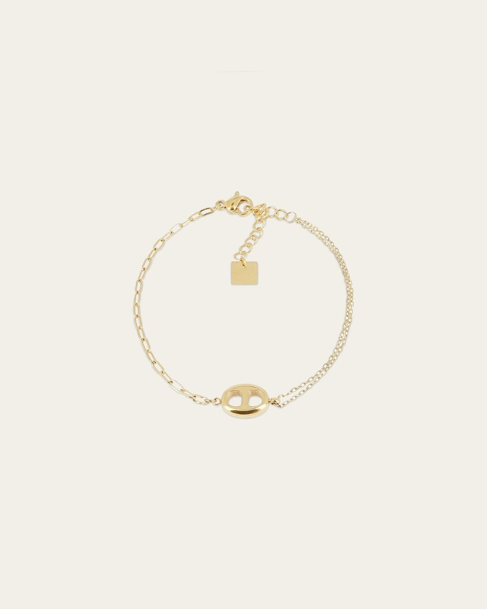 Bracelet Flint (Acier doré)