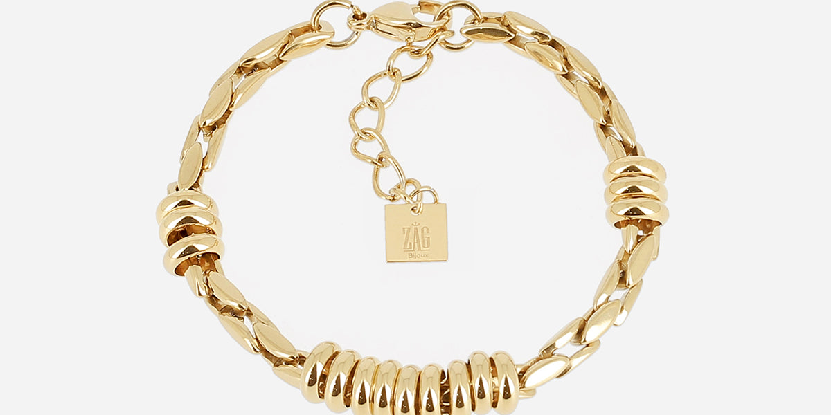 Bracelet Blake (Acier doré)