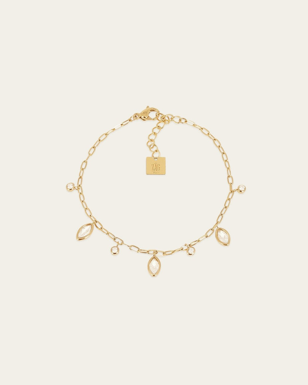 Bracelet Azelie (Acier doré)