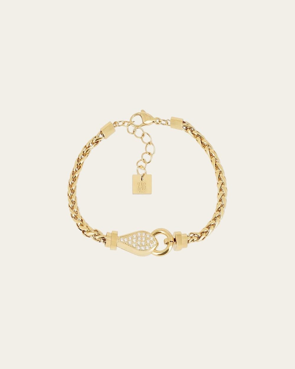 Bracelet Snake (Acier doré)
