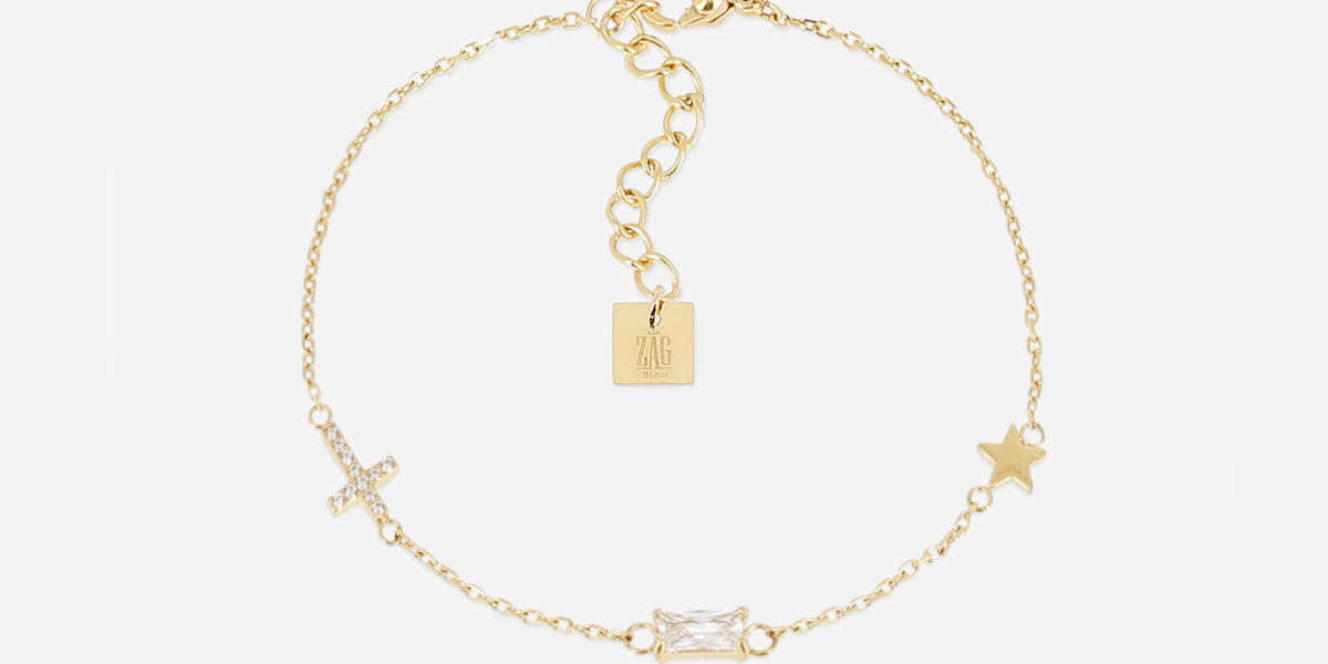 Bracelet Sansor (Acier doré)