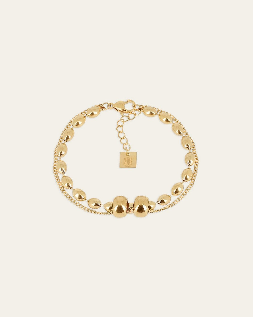 Bracelet Rumi (Acier doré)