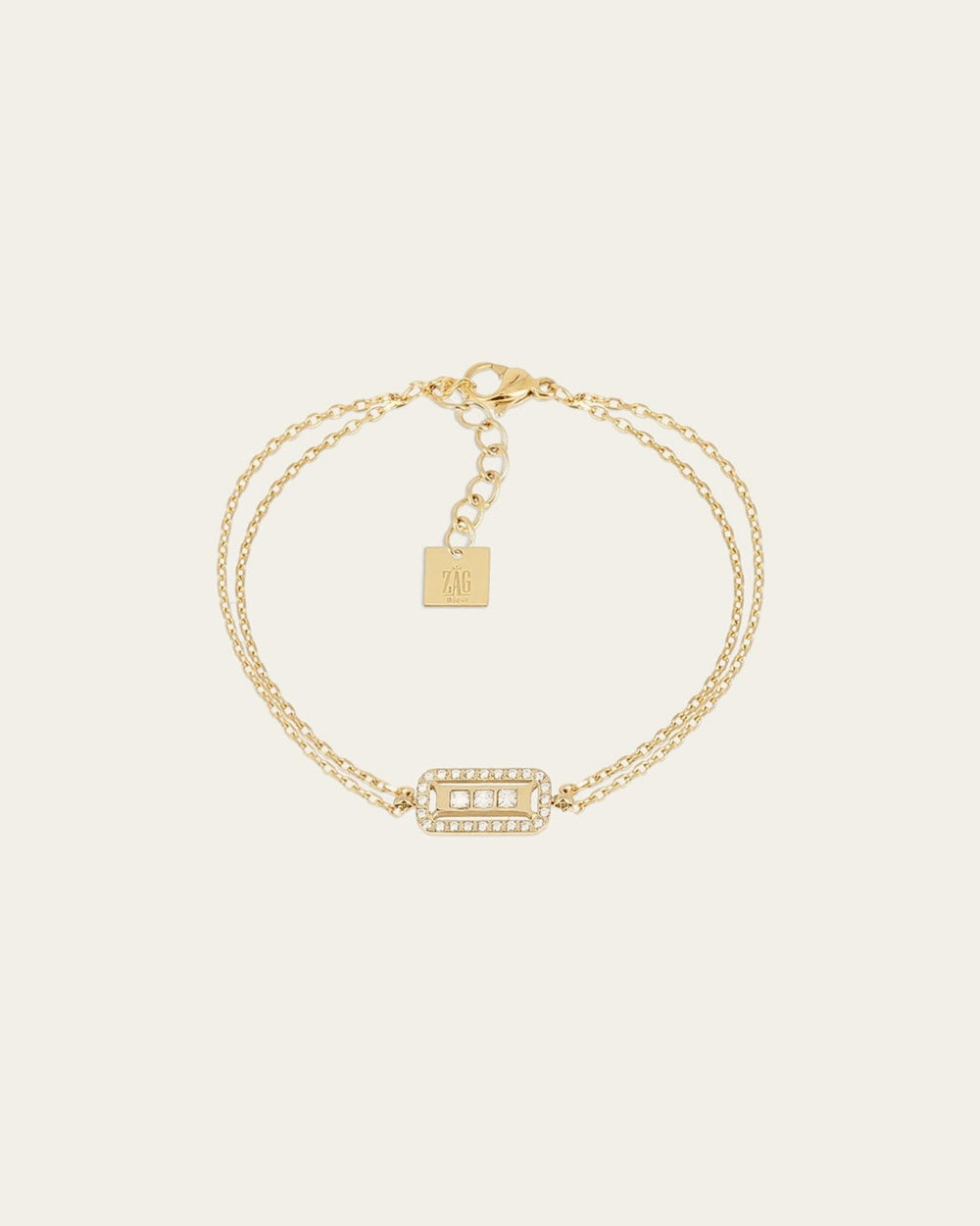 Bracelet Cléophée (Acier doré)