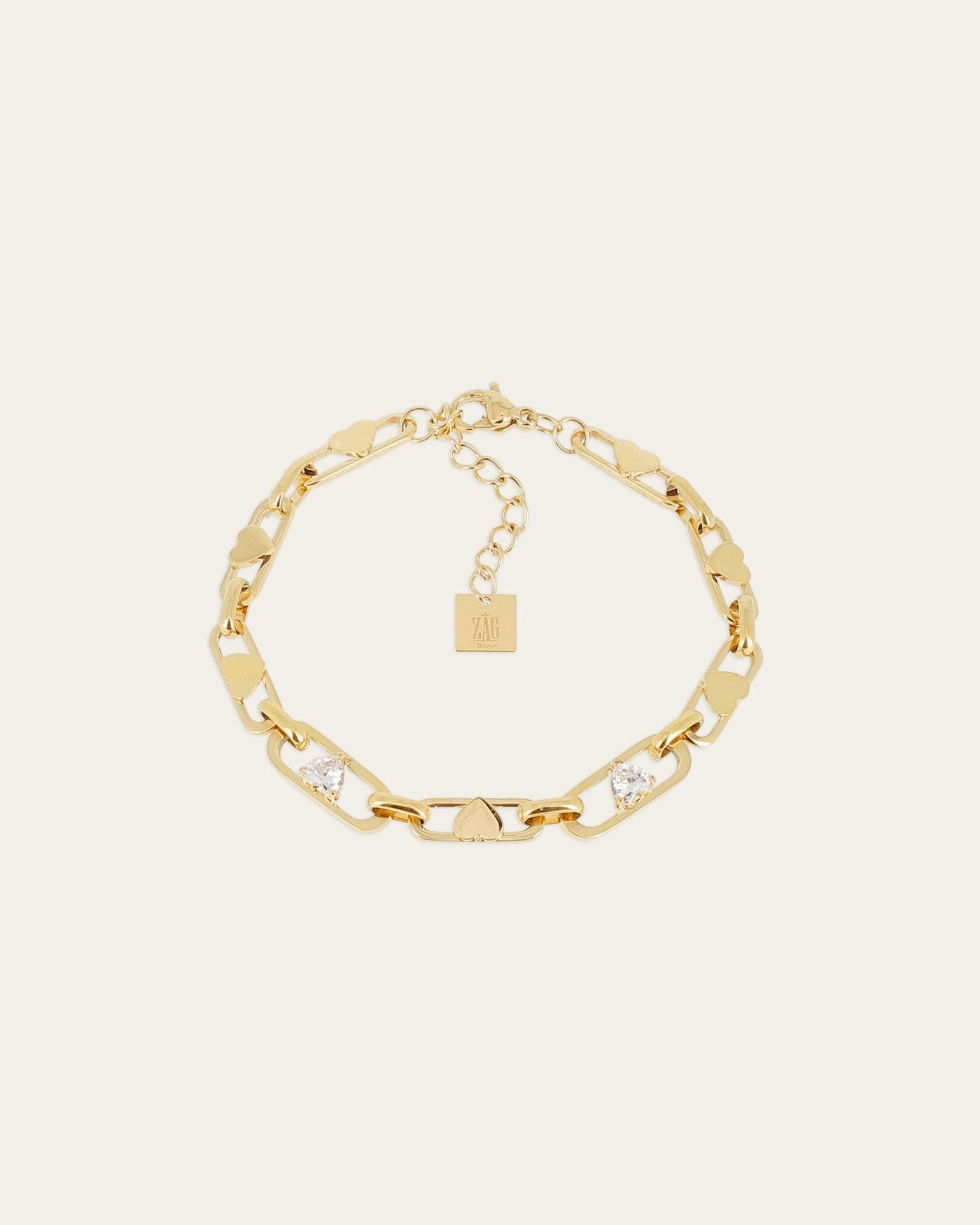 Bracelet Seraphina (Acier doré)