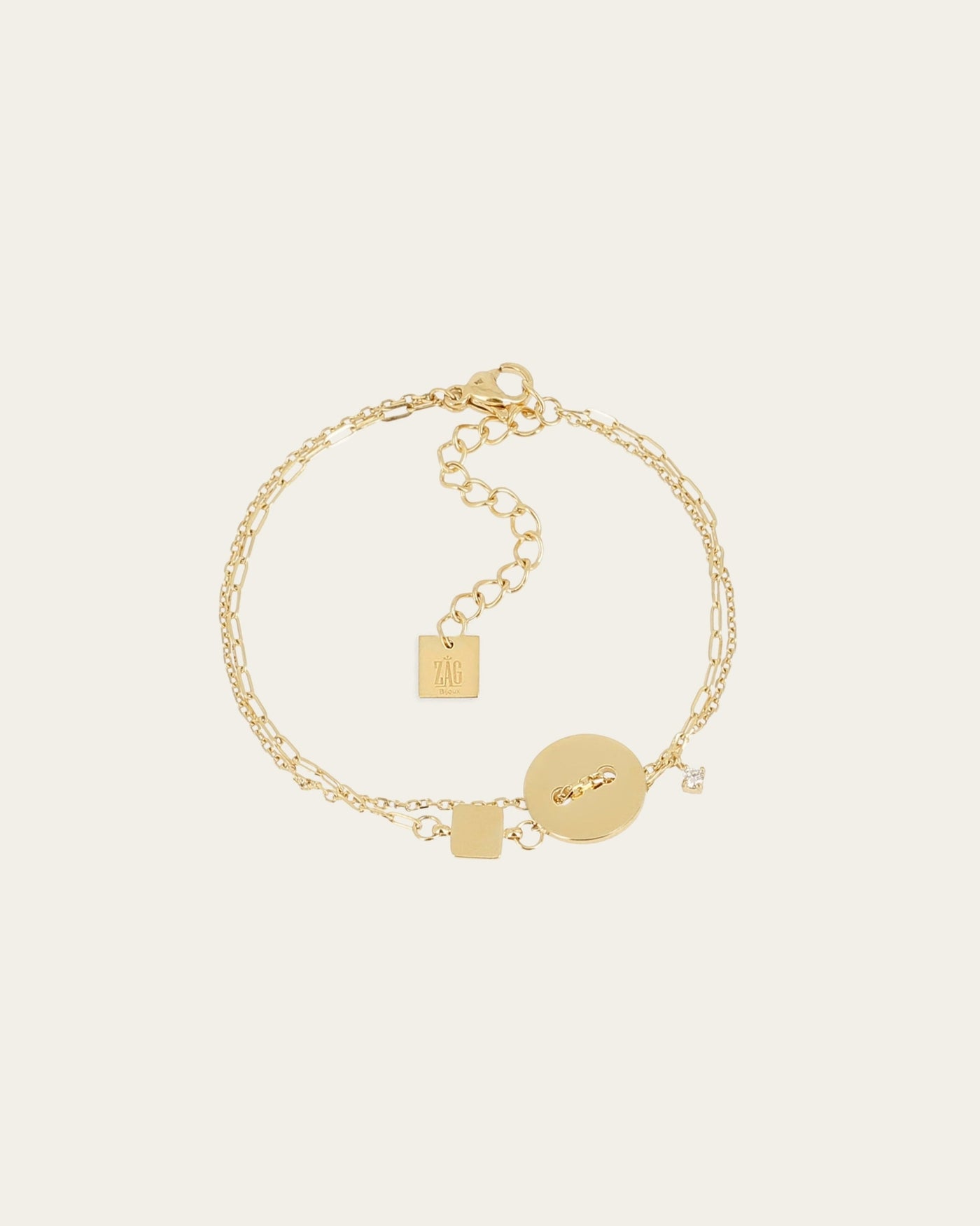 Bracelet Indira (Acier doré)