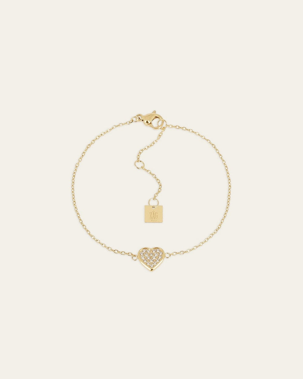 Bracelet Aimée (Acier doré)
