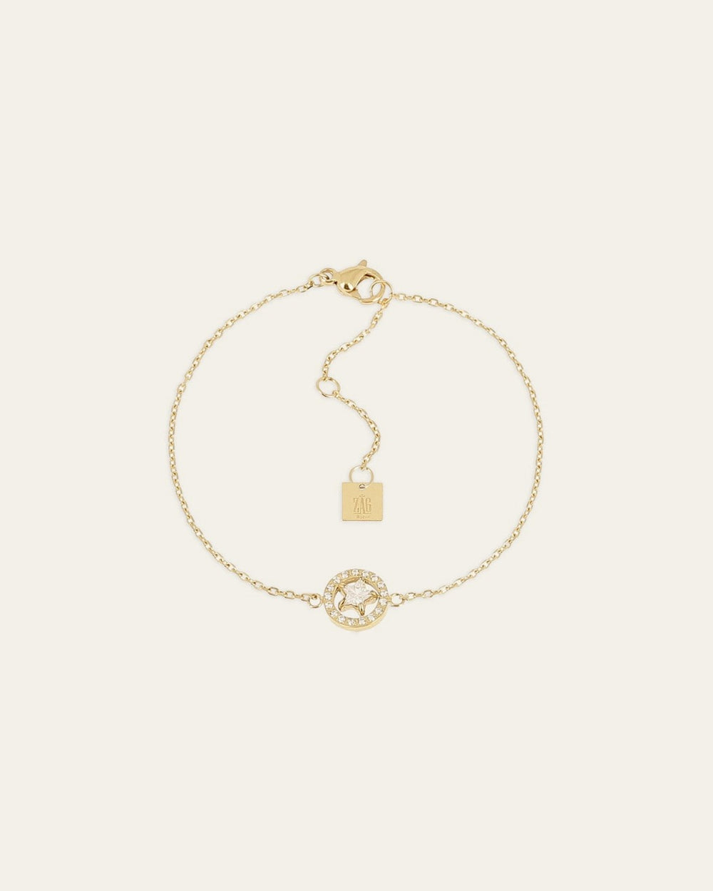 Bracelet Alvéria (Acier doré)