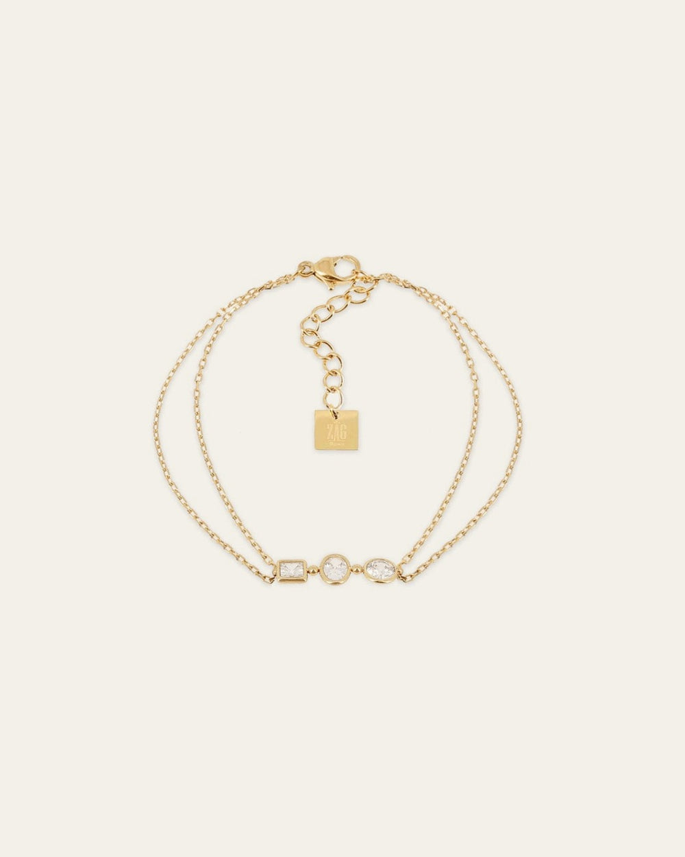Bracelet Pardu (Acier doré)