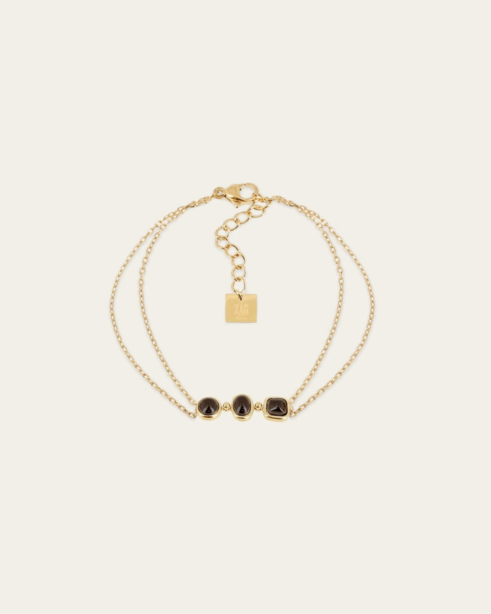 Bracelet Pivoine (Acier doré)