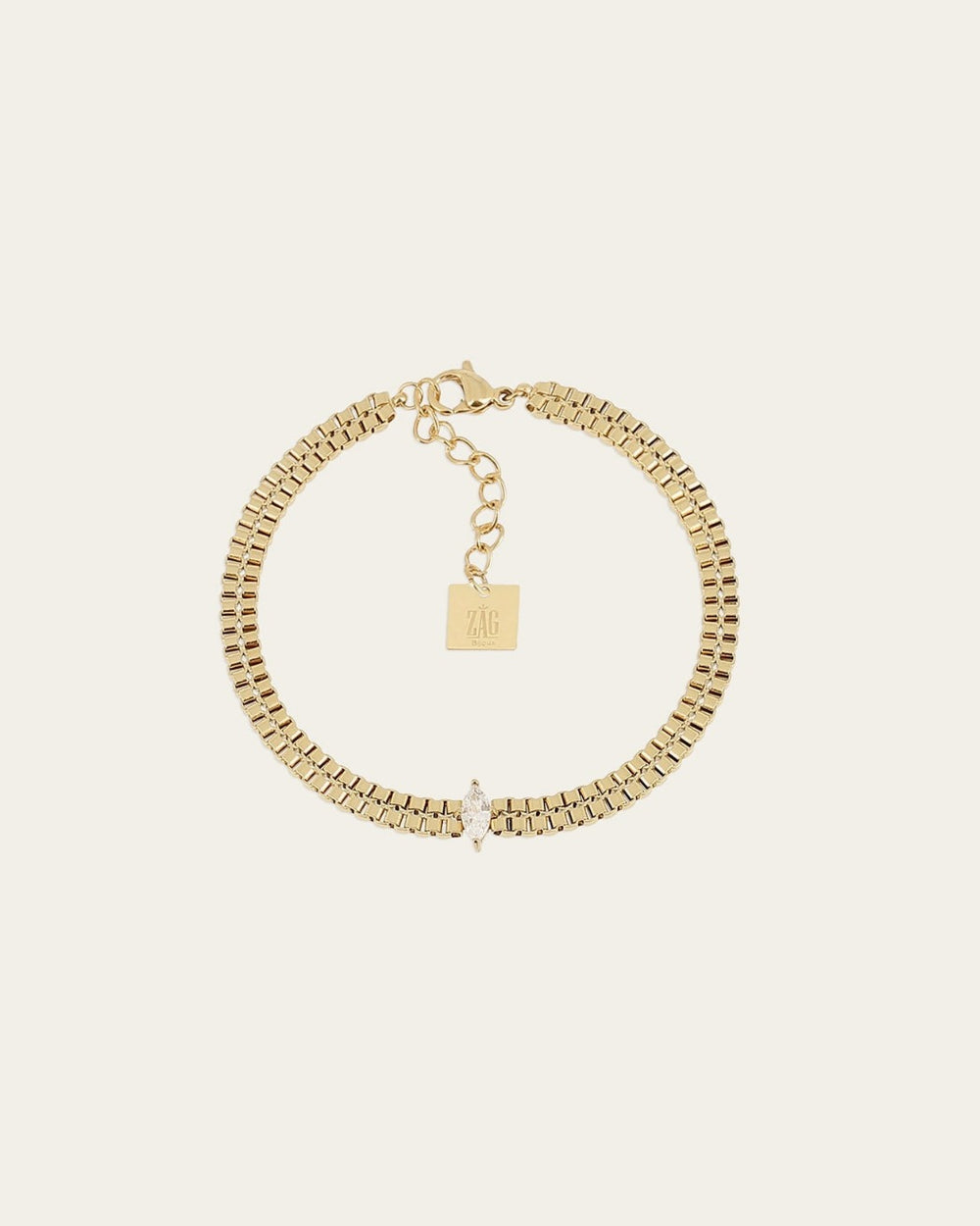Bracelet Cyllène (Acier doré)