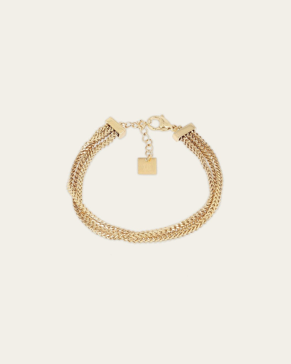 Bracelet Doble (Acier doré)