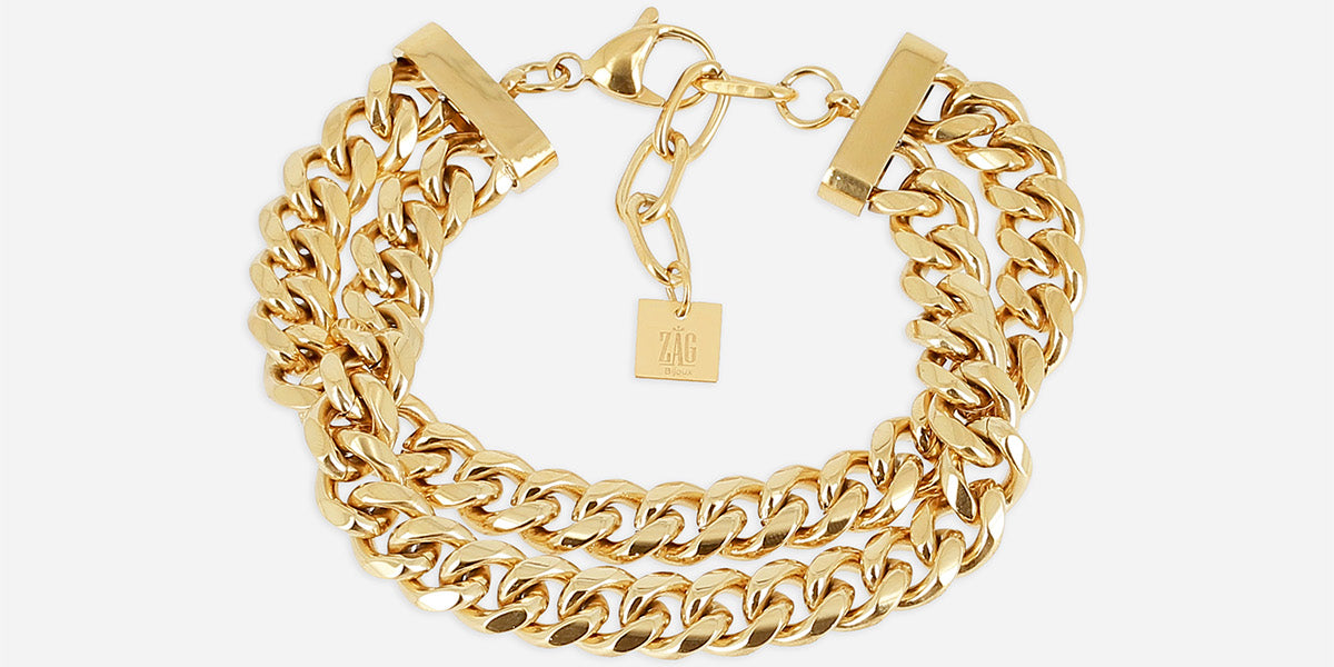 Bracelet Teko (Acier doré)