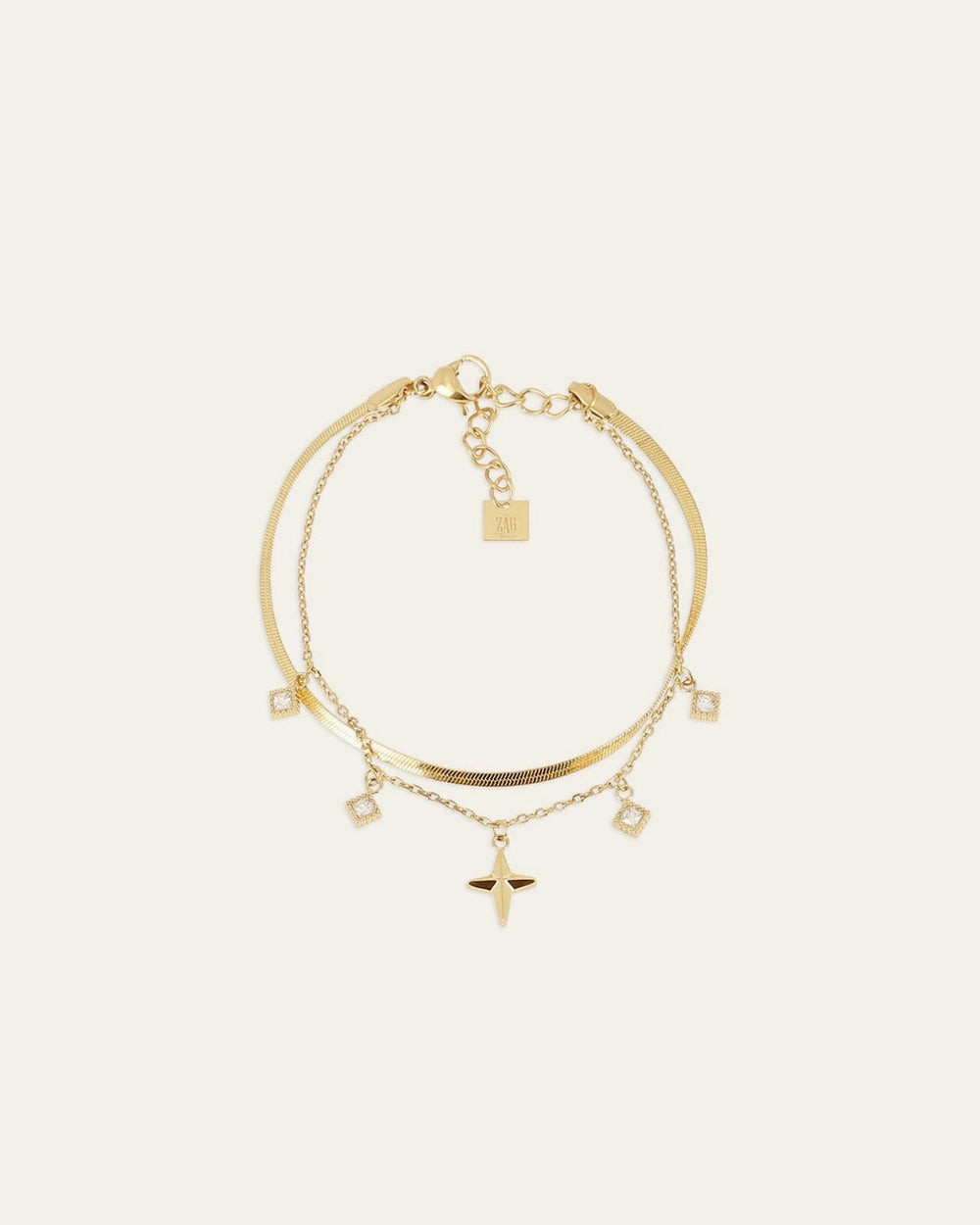 Bracelet Colbu (Acier doré)