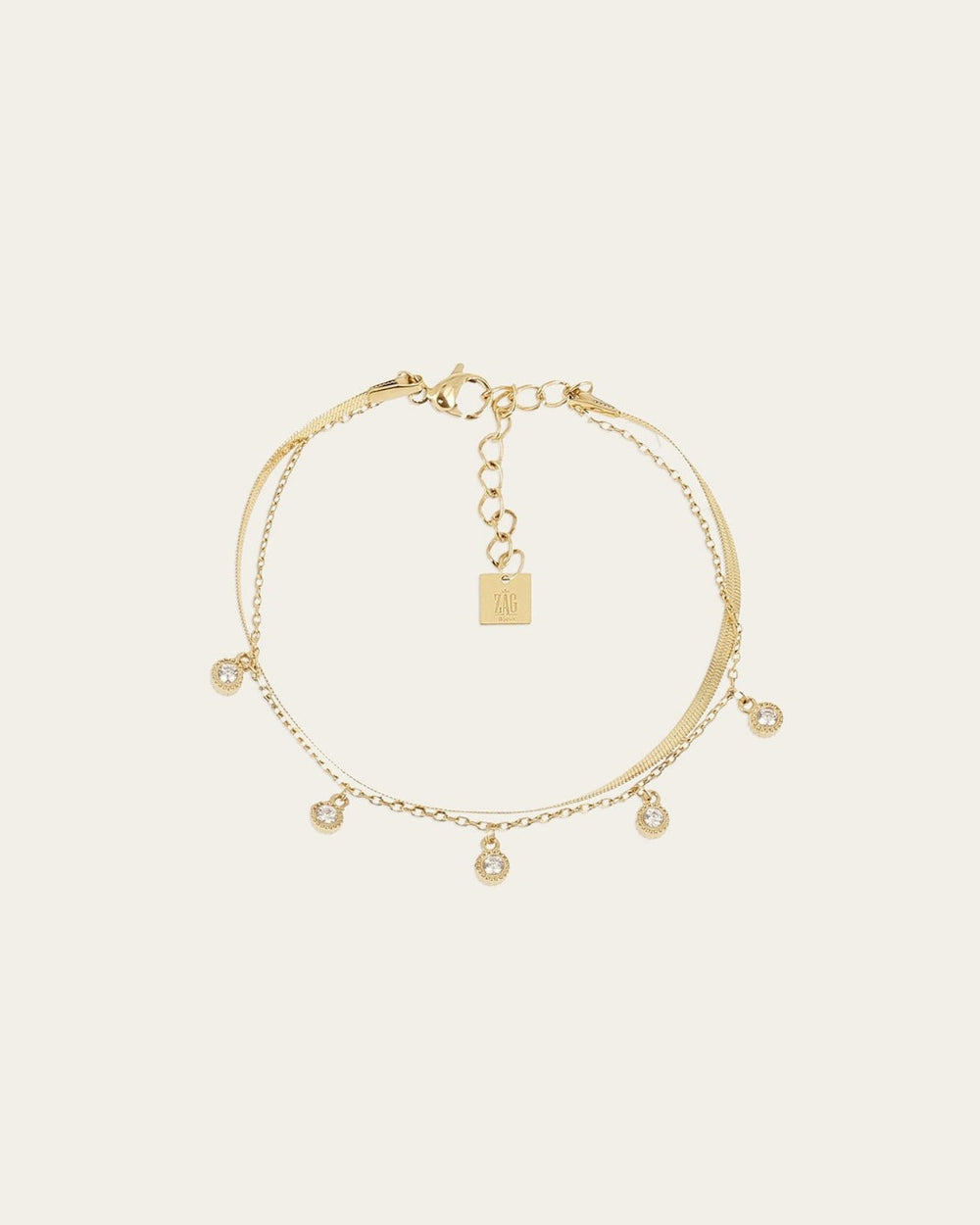 Bracelet Lazzaro (Acier doré)