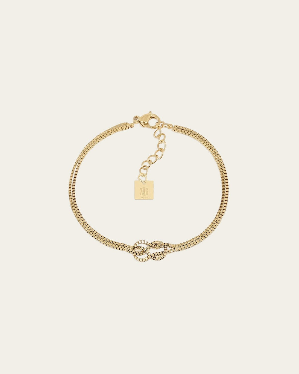 Bracelet Ondéa (Acier doré)