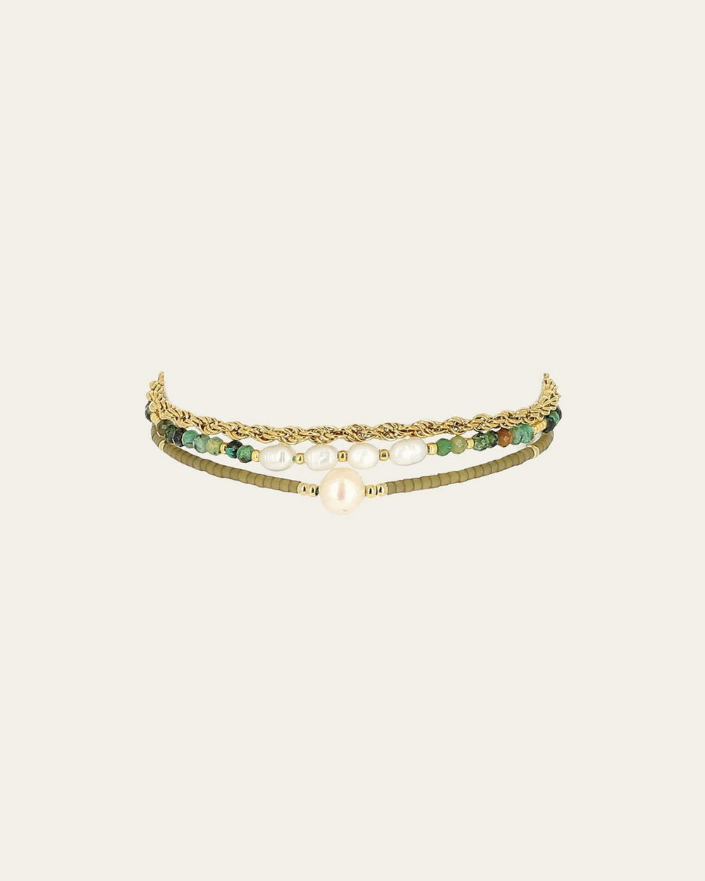 Bracelets Burcei (Acier doré)