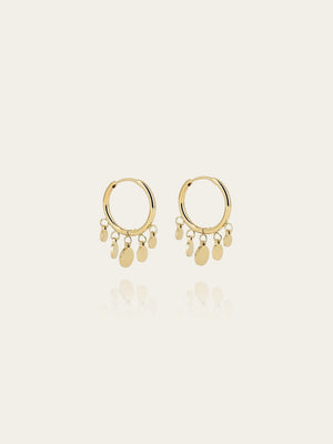 Boucles d'oreilles créoles Confettis