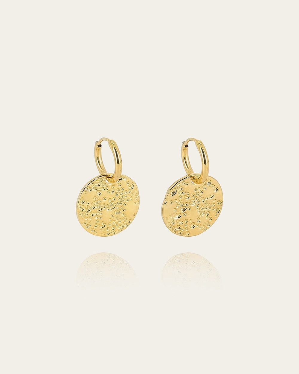 Boucles d’oreilles Théodor (Acier doré)