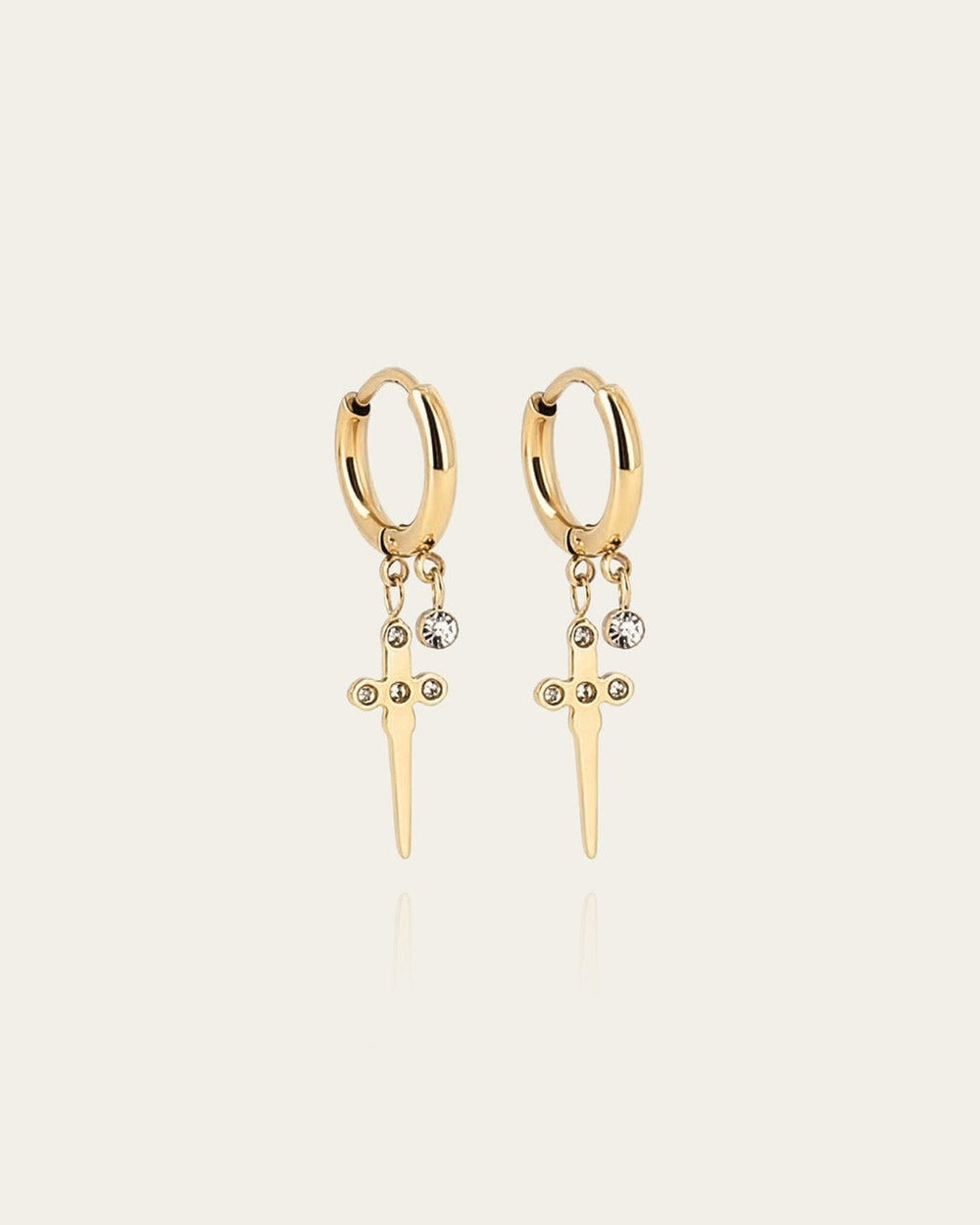 Magdalena Earrings (Gold-plated steel)