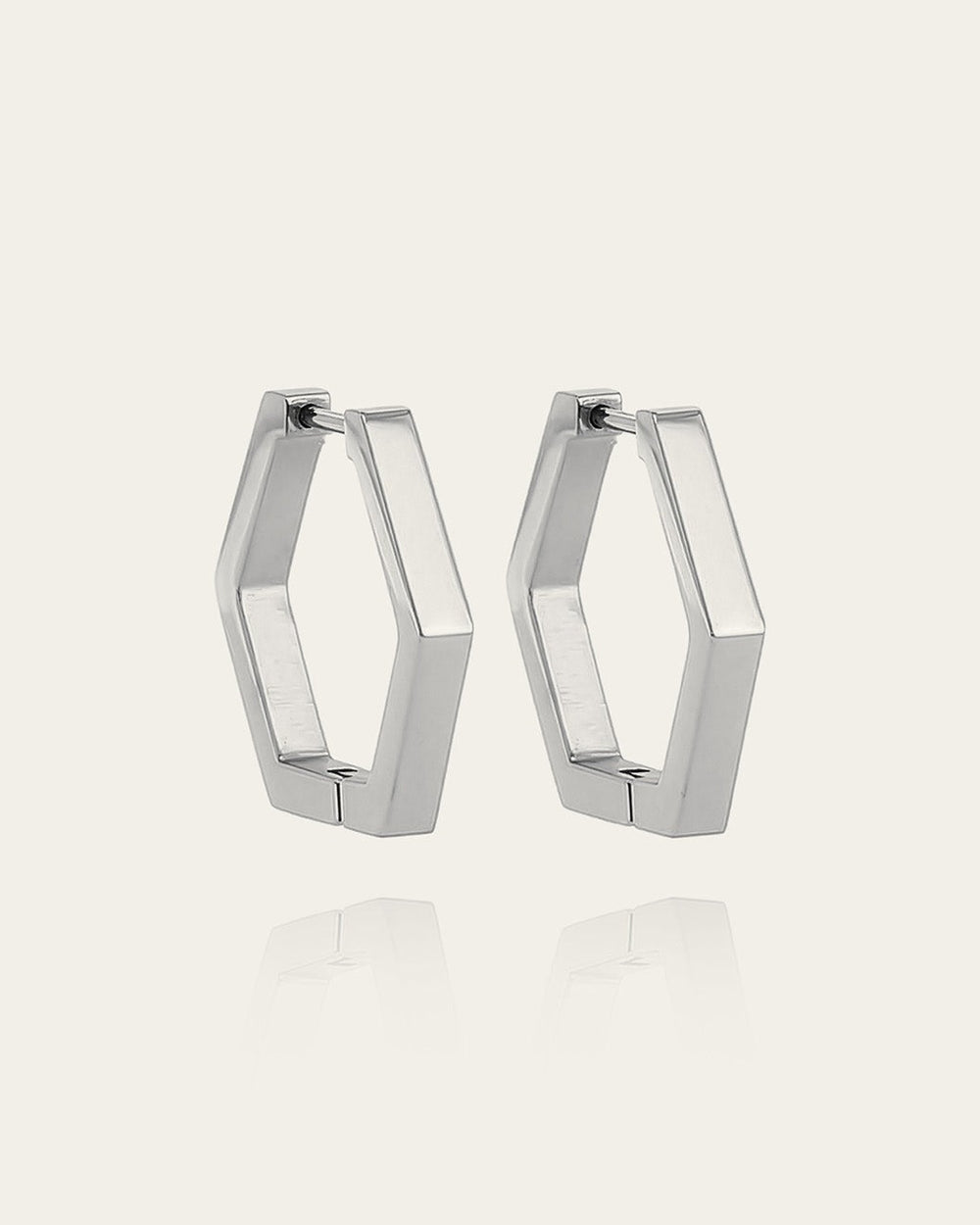 Boucles d'oreilles Octa (Acier)